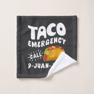 Taco-Notruf 9 Juan Juan Lustig Waschlappen