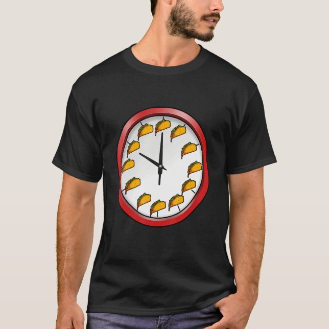 Taco O Clock irgendwo Frauen trinken T-Shirt (Vorderseite)