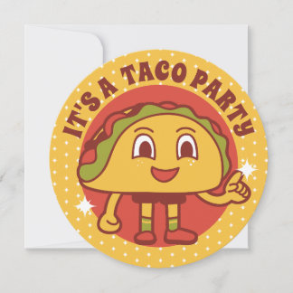 Taco Party Einladung zum Geburtstag
