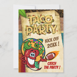 Taco-Party Einladung zum Jahreswechsel