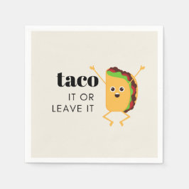 Taco Party Napkins Serviette