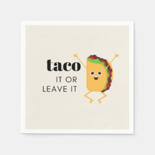 Taco Party Napkins Serviette