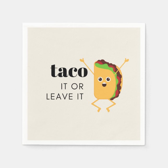 Taco Party Napkins Serviette (Vorderseite)