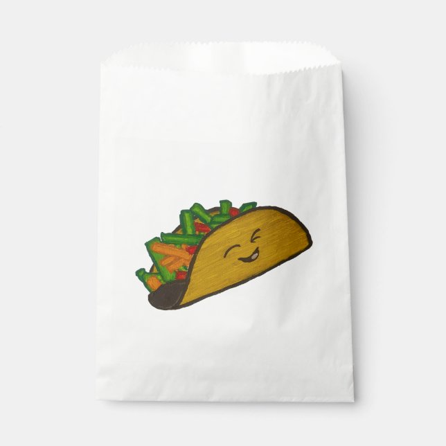 Taco-Partytüte Geschenktütchen (Vorderseite)