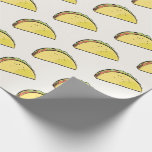 Taco Pattern Cream Geschenkpapier<br><div class="desc">Dieses einfache und niedliche Verpackungspapier weist einen cremefarbenen Hintergrund mit Taco-Mustern auf. Personalisieren Sie Ihre Bedürfnisse. Mehr passende Produkte finden Sie in meinem Geschäft.</div>