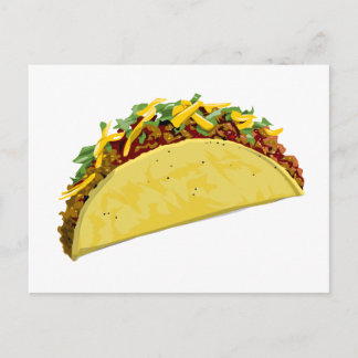 Taco Postkarte