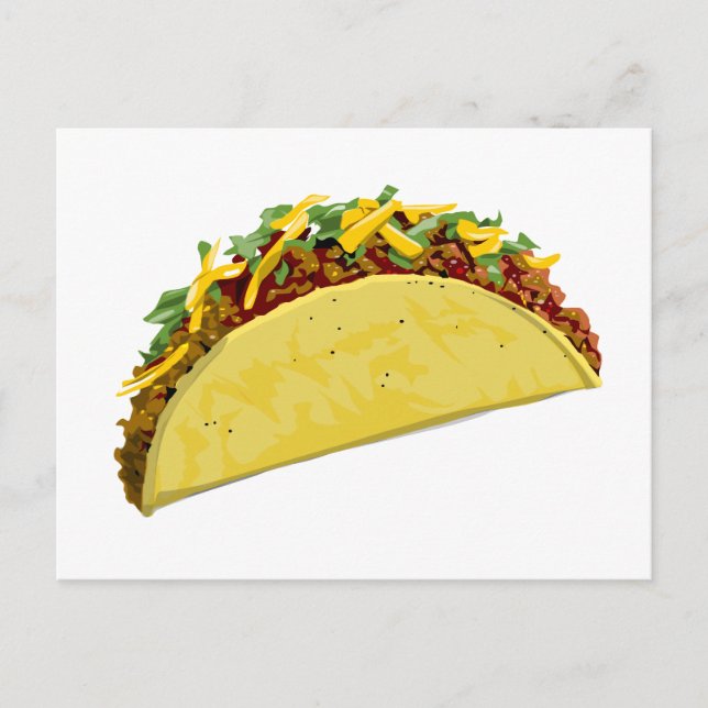 Taco Postkarte (Vorderseite)
