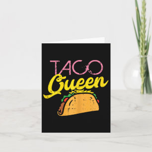 Taco Queen Funny Cinco De Mayo Mexican Food Feinsc Karte