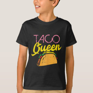 Taco Queen Funny Cinco De Mayo Mexican Food Feinsc T-Shirt