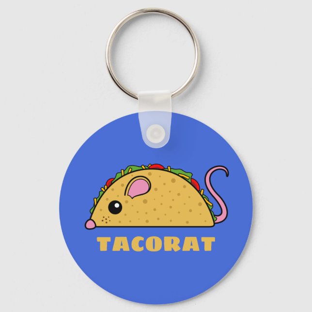 Taco Rat Schlüsselanhänger (Vorderseite)