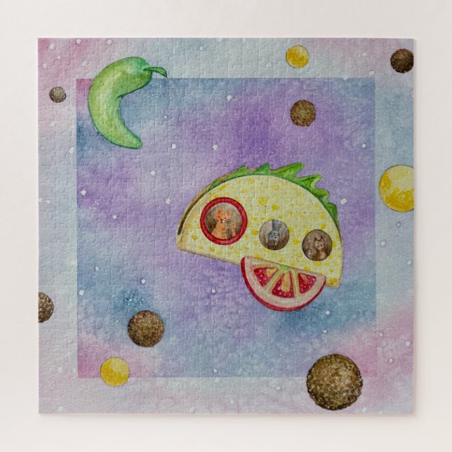 Taco Rocket Puzzle (Vertikal)