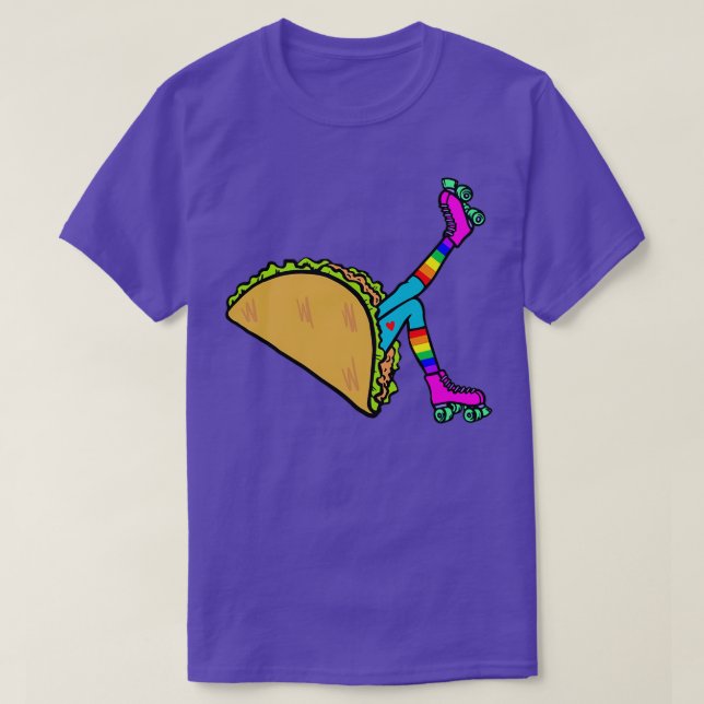 TACO ROLLER GIRL RAINBOW LIEBE EDITION SOLO T-Shirt (Design vorne)