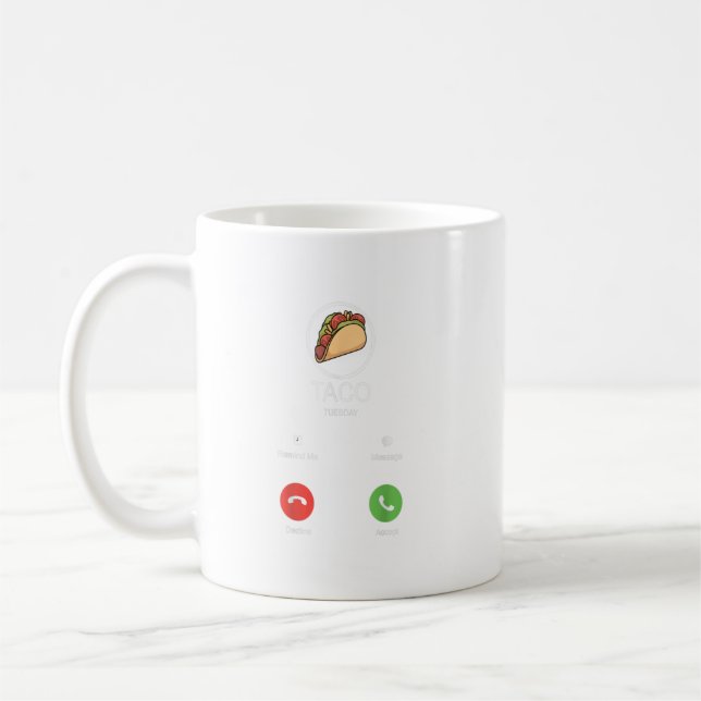 Taco ruft Geschenke für jeden Taco Lover an Kaffeetasse (Links)