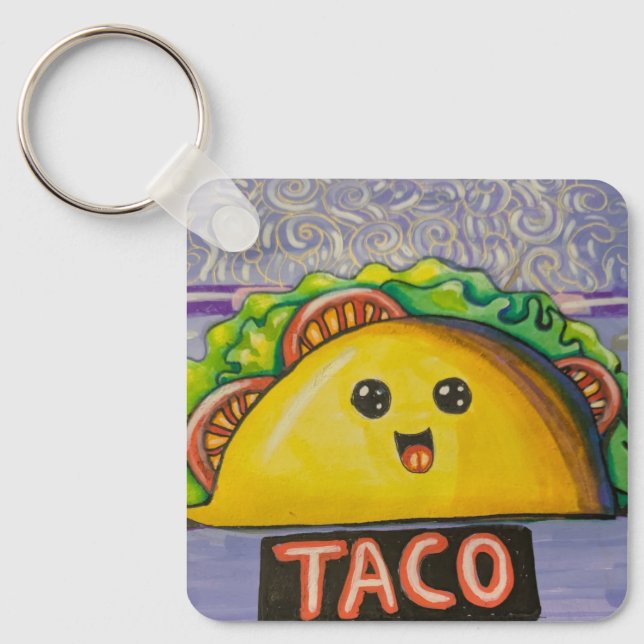 Taco Schlüsselanhänger (Vorderseite)