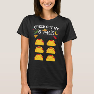 Taco Six Pack mexikanisches Food-Party T-Shirt