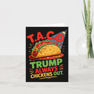 Taco Spaß Trumps verhüllen Taco Amerika Karte