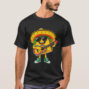 Taco spielt die Gitarre cinco de mayo lustiger mex T-Shirt