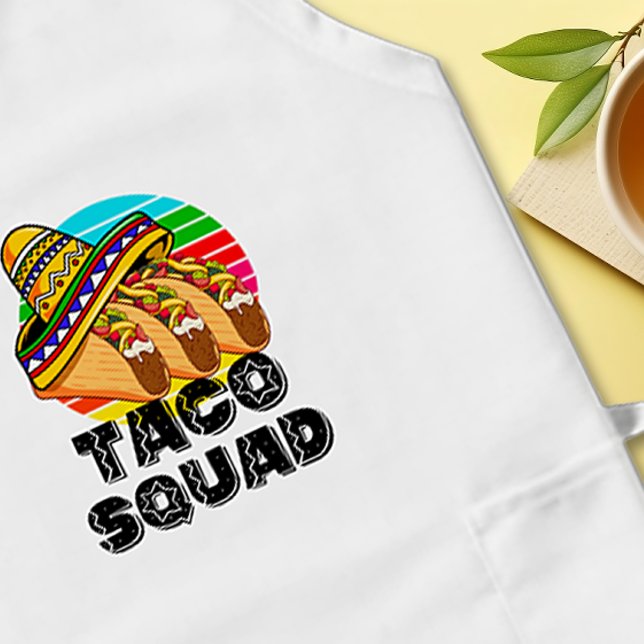 Taco Squad, Cinco de Mayo Lange Schürze (Taco Squad Apron)
