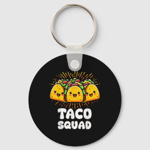 Taco Squad Funny Fiesta Group Mexikos Lebensmittel Schlüsselanhänger