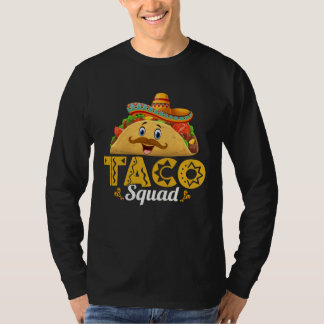 Taco Squad Mexican Food Lover Funny Tacos 7 T-Shirt