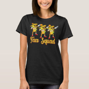 Taco Squad Niedliches Dabbing Taco Tennisspielen M T-Shirt