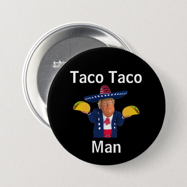 Taco Taco Man Button (Vorne & Hinten)