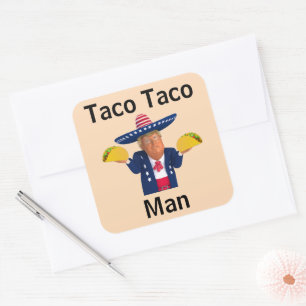 Taco Taco Man Sticker