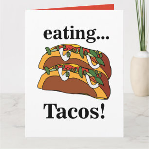 Taco Tacos Lustiger Geburtstag Karte