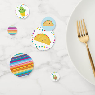 Taco-Thema Festliche Partydekorationen Konfetti