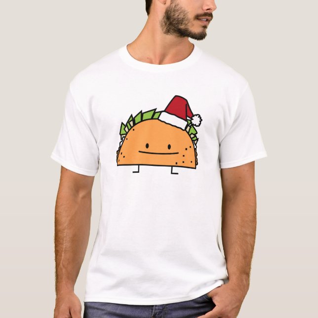 Taco-tragender T-Shirt (Vorderseite)
