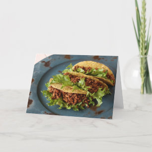 Taco-Trio lecker Dankeskarte