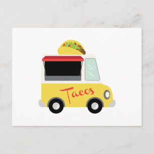 Taco Truck Food Postkarte