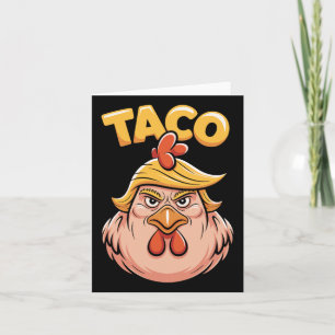Taco Trump hält immer den Tar des politischen Humo Karte