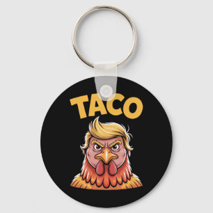 Taco Trump hält immer den Tar des politischen Humo Schlüsselanhänger