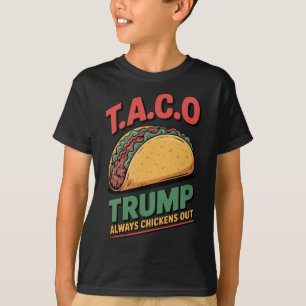 Taco Trump kneift immer aus Lustiger Taco T-Shirt