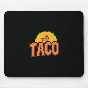 Taco Trump Logo Trump kneift immer Trump Huhn Mousepad