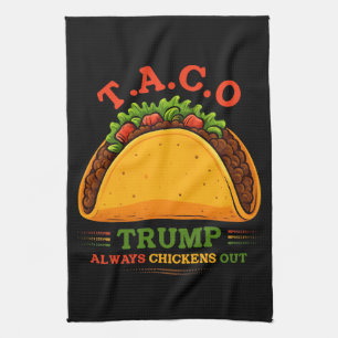 Taco Trump macht immer Spaß Geschirrtuch