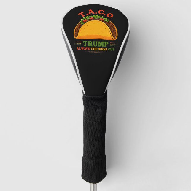 Taco Trump macht immer Spaß Golf Headcover (Vorderseite)