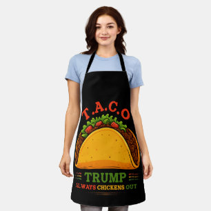 Taco Trump macht immer Spaß Schürze