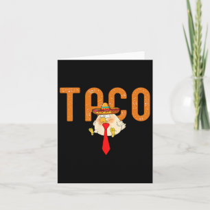 Taco Trump vertreibt immer lustige, trendige Chick Karte