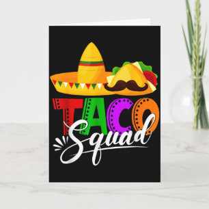 Taco-Truppe cinco de mayo lustig süße mexikanische Karte