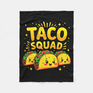 Taco-Truppe Cinco de Mayo mexikanisches Essen Fies Fleecedecke