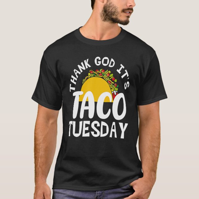 Taco Tuesday Cinco de Mayo For Men Women  Mexican T-Shirt (Vorderseite)