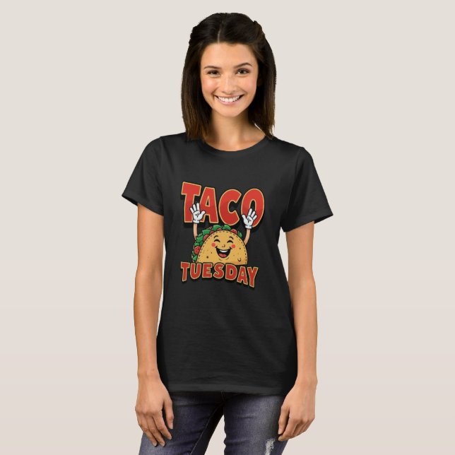 Taco TuesDay T - Shirt der Frauen (Vorne ganz)