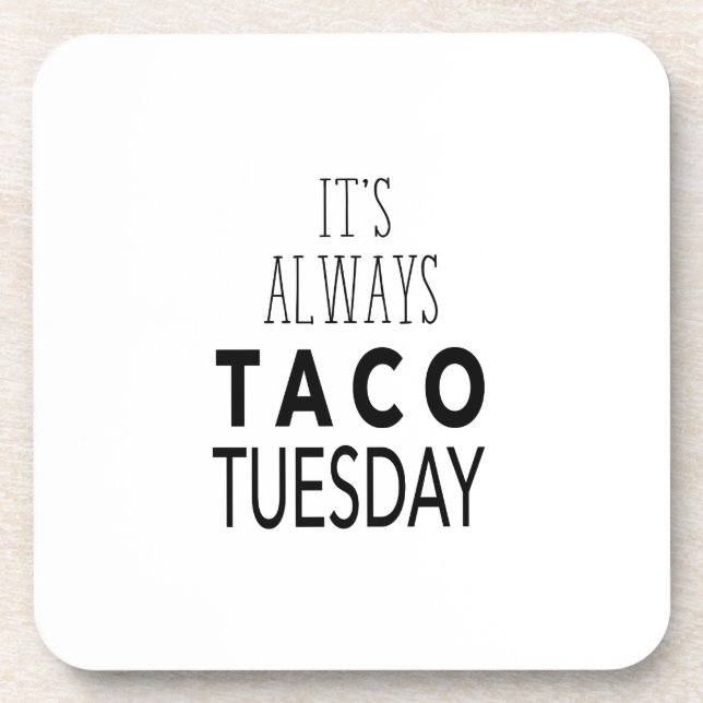TACO TUESDAY UNTERSETZER (Vorderseite)