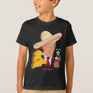 Taco Two Puppen Lustiges Donald Trump Design T-Shirt