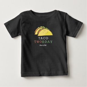 Taco Twosday Dienstag 2. Geburtstagsjunge Baby T-shirt