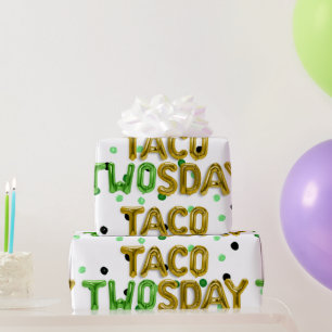 Taco TWOsday Wrapping Paper Geschenkpapier