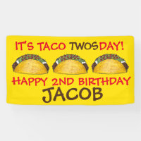 Taco TWOStag Dienstag, 2. Geburtstag Party Fiesta