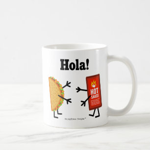 Taco u. scharfe Soße - Hola! Tasse